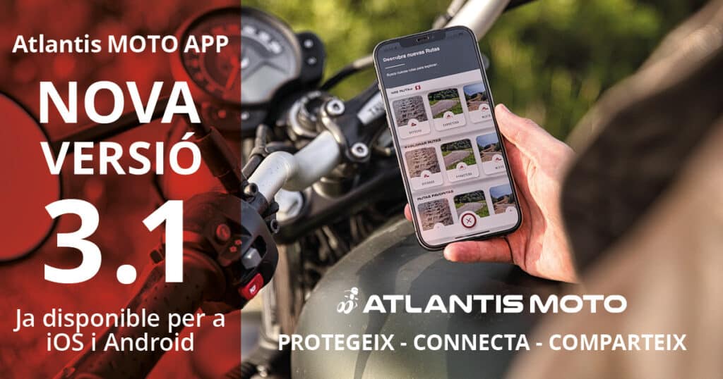 AtlantisMOTO app per a motards