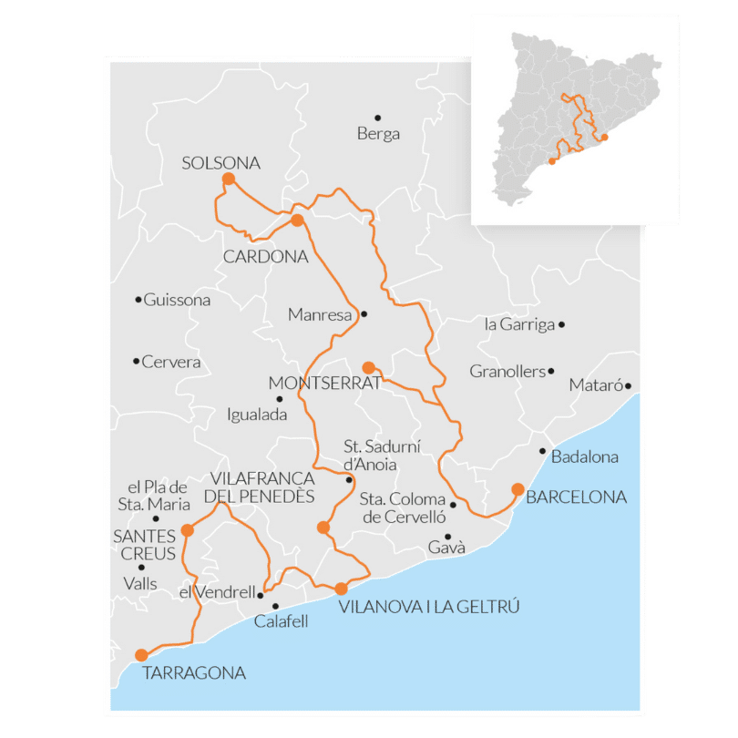 Ruta en moto Cataluña: entre Barcelona y Tarragona
